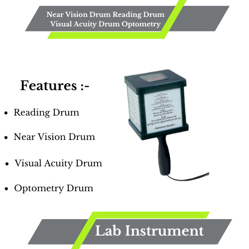 Near Vision Drum Reading Drum Visual Acuity Drum Optometry