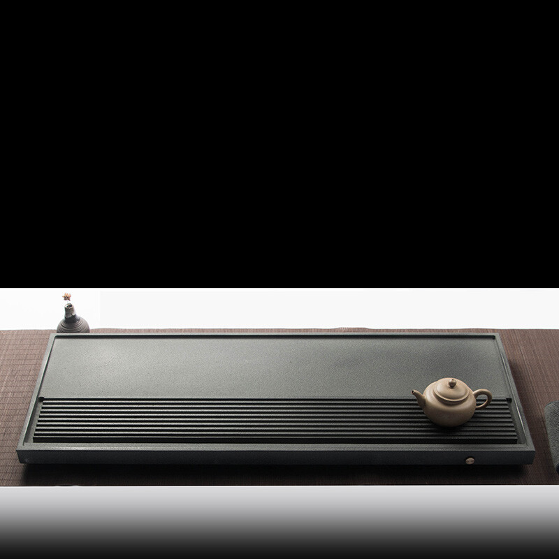 heavy stone tea tray black stone tea table water draining tea serving trays new