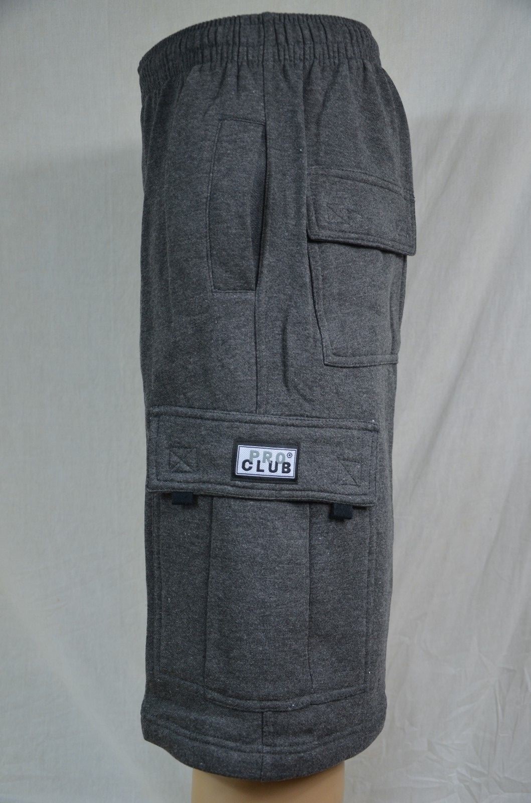 NWT Pro Club Heavy Weight Fleece Cargo Shorts Mens Sweatpants Pocket S-7XL