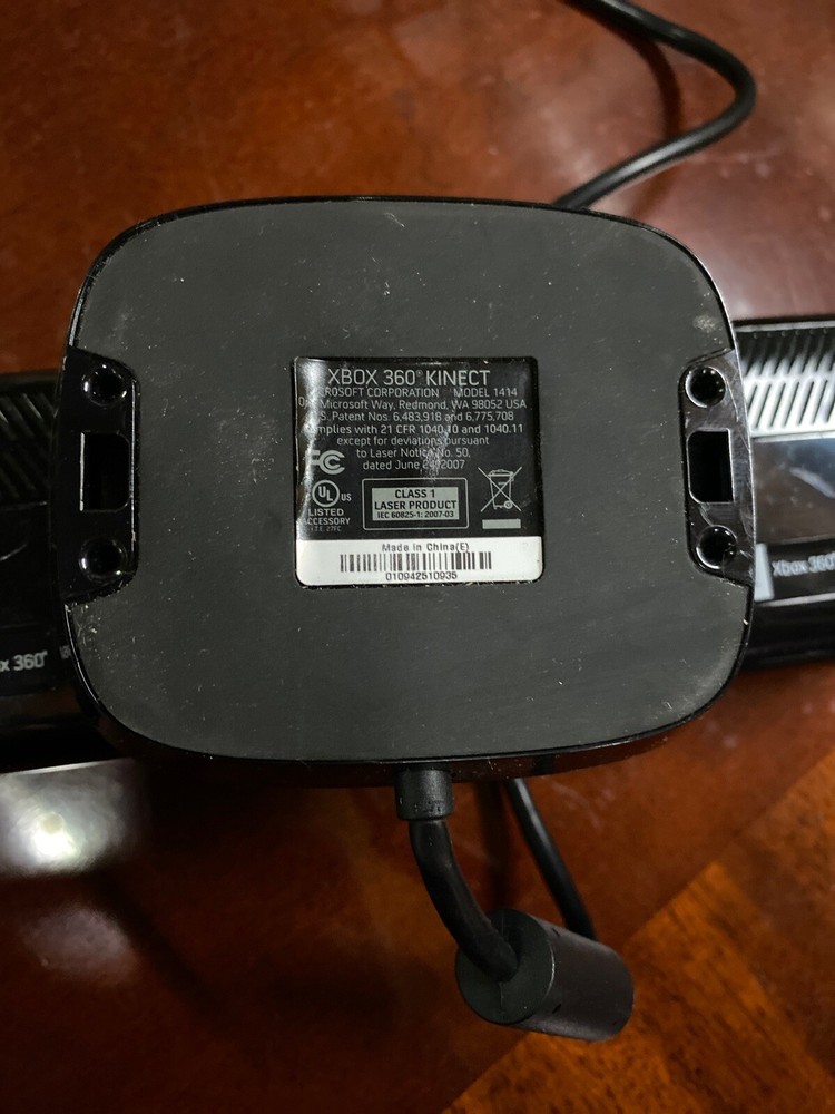 EUC Microsoft Xbox 360 Kinect Connect Black Sensor Bar #1414