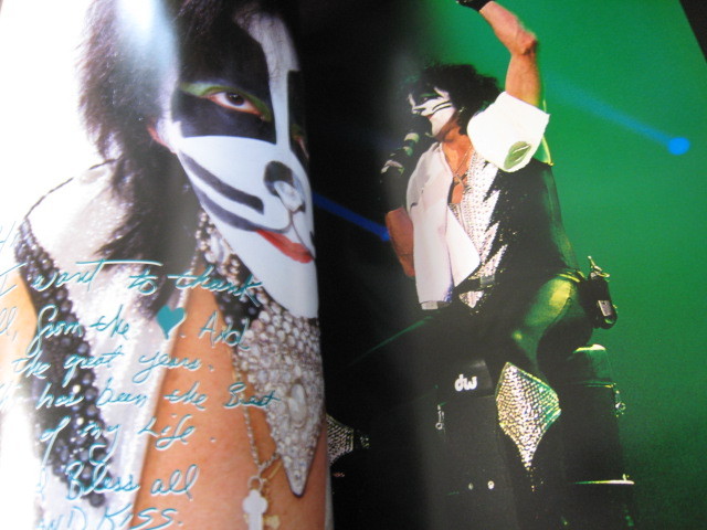 KISS 2001 Japan Tour Book Concert Program with A Ticket of Budokan Concert 2013