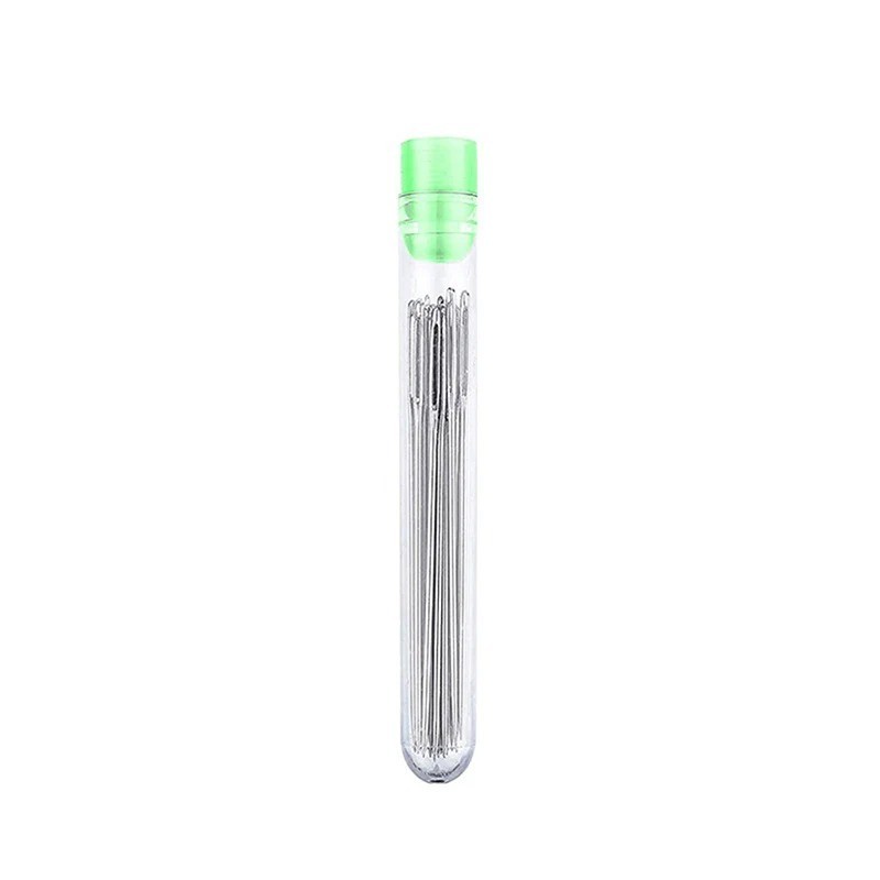 25Pcs Large Eye Sewing Needles Leather Yarn Knitting Stitching Tool Set