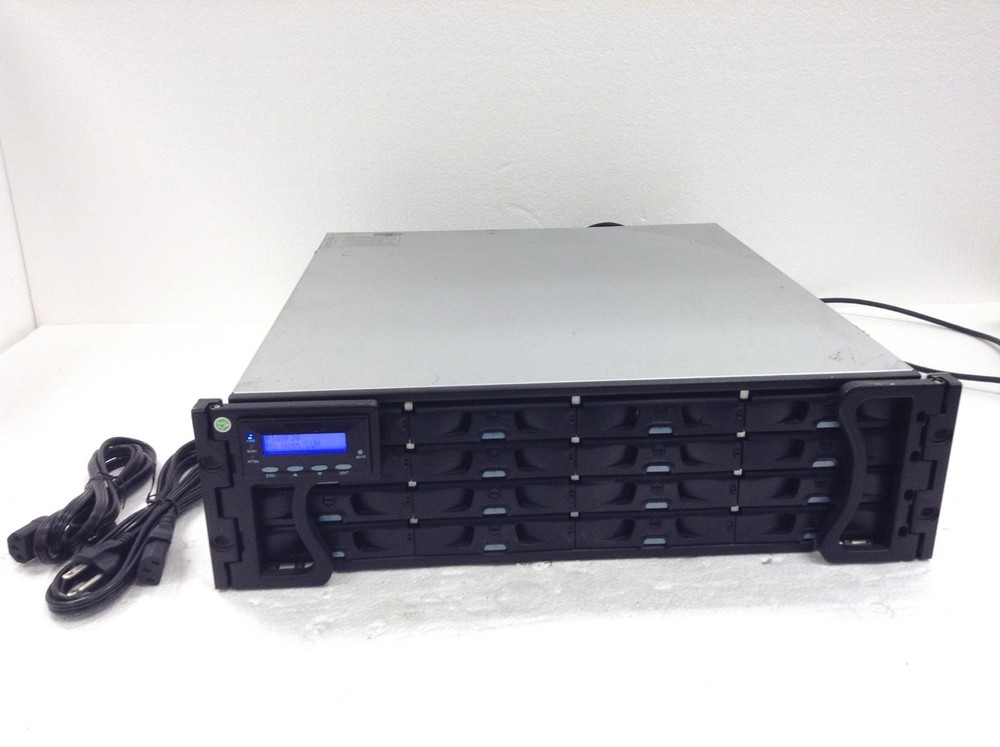 EonStor ESS16FG1430M5-0030 16-Bay SAS Storage Array w/ RAID Controller WORKING