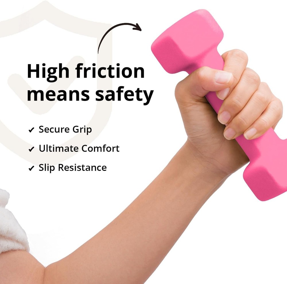 Hexagonal Weighted Dumbbells (1-15 LB) - Portable & Versatile for Workouts