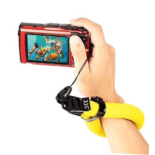 Waterproof Camera Float Strap Phone Float Strap for Olympus TG-7 Small Yellow