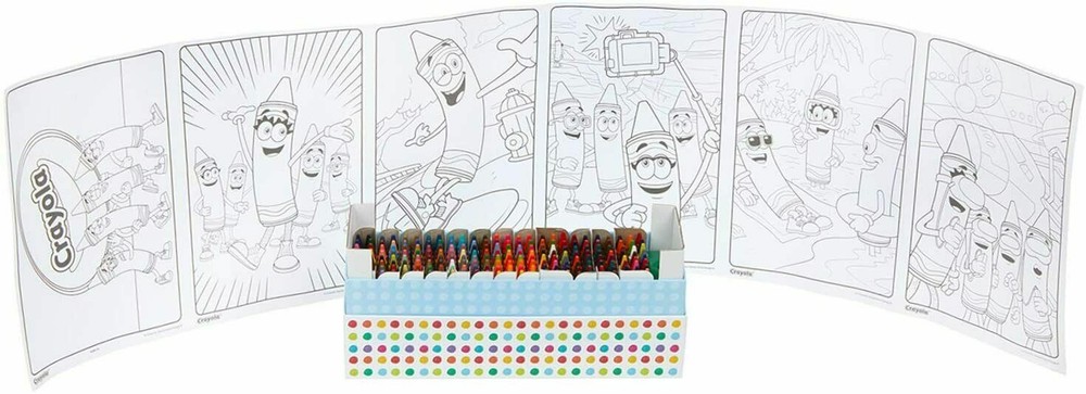 208 Crayola Crayons With Sharpener Coloring Pages 2018 Binney & Smith