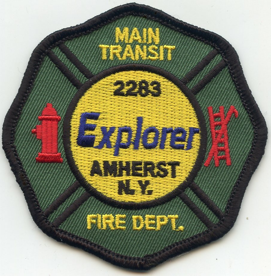 AMHERST NEW YORK NY EXPLORER FIRE PATCH