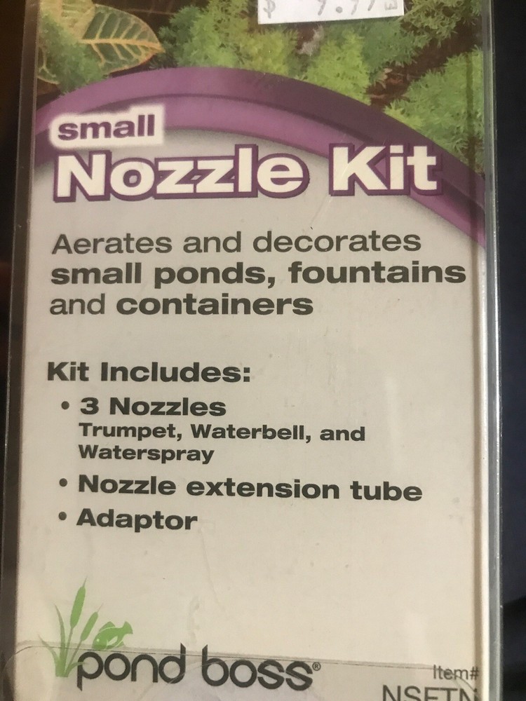 Small Pond Boss Nozzle Kit