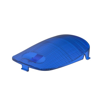 United Pacific 37051 Dome Light Lens, Rectangular, for 2006+ Peterbilt, Blue