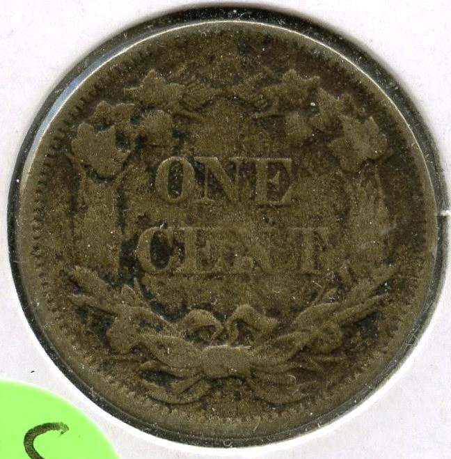 1858 Flying Eagle Cent Penny - Small Letters - Q319