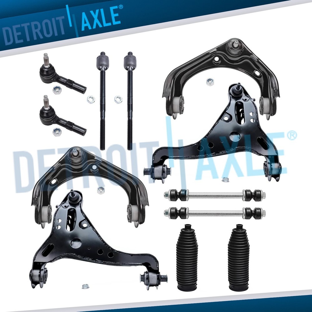 12pc Front Upper Lower Control arm Ball Joint Kit for 2006-2010 Ford Explorer