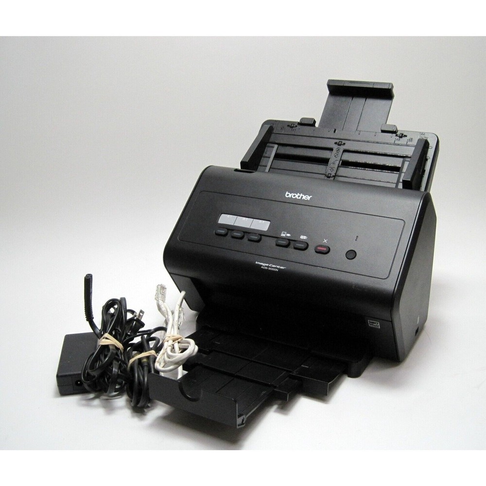 Brother ADS-3000N High-Speed Network Document Scanner W/USB & Power Supply