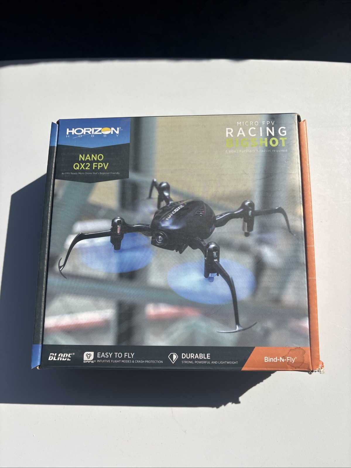 Blade BLH9180 Nano QX2 FPV Horizon Drone Bind N Fly No Charger Mint