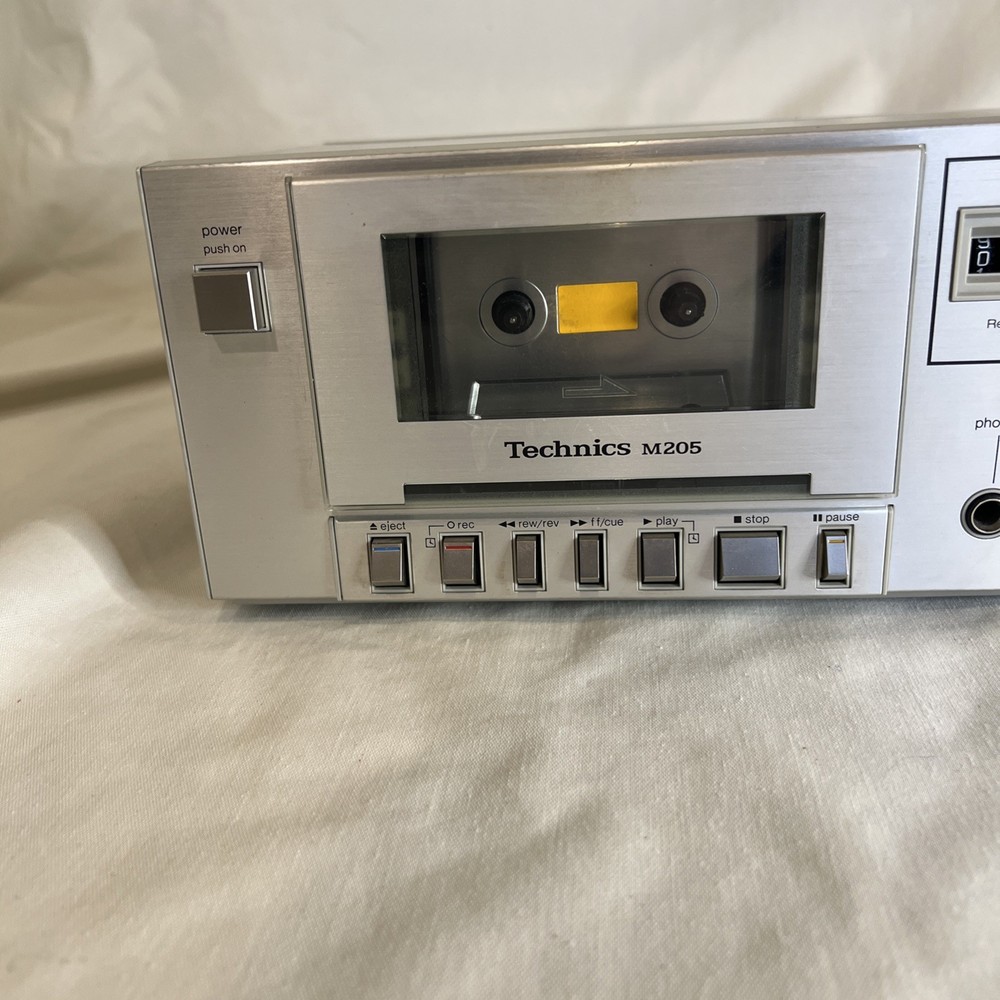 Technics RS M205 Cassette Deck Tape Recorder Vintage, Tested Working