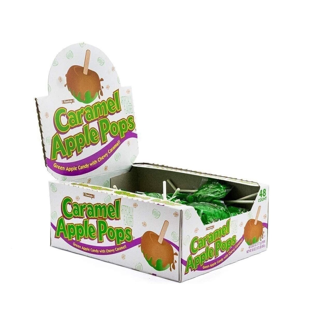 Tootsie Roll Caramel Apple Pops - 48 Count