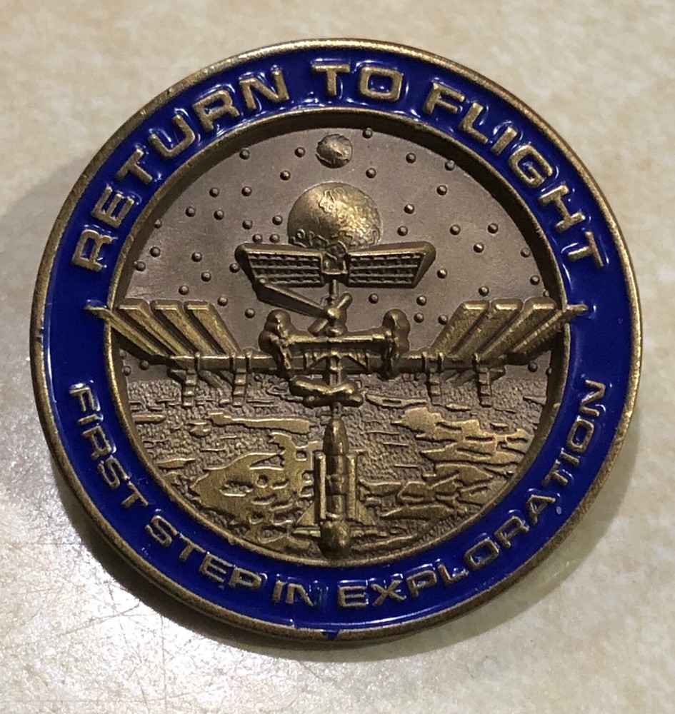 NASA RETURN TO FLIGHT PIN / PINBACK DIMENSIONAL COMMEMORATIVE EDITION /2