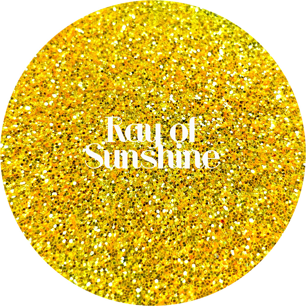 Premium Polyester Glitter - Yellow