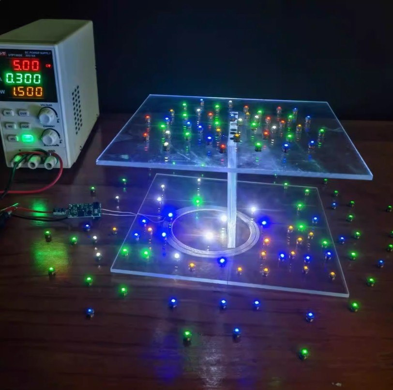 Wireless Leds Wireless Led Lights Wireless Induction Led Mini 10PCS Mixed Color