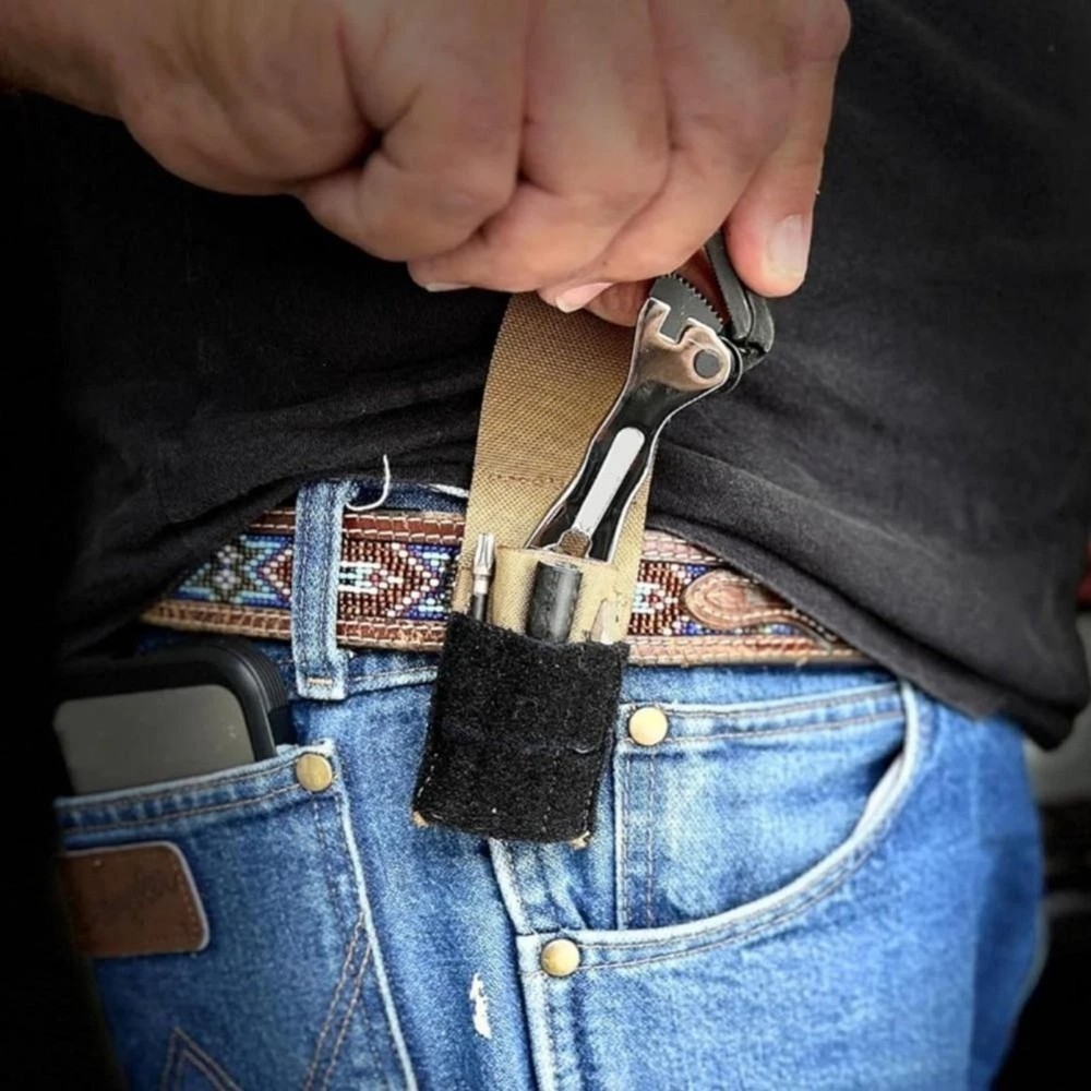 Versatile Self-Adjusting Micro Wrench Stainless Steel Compact Multi-Purpose Tool