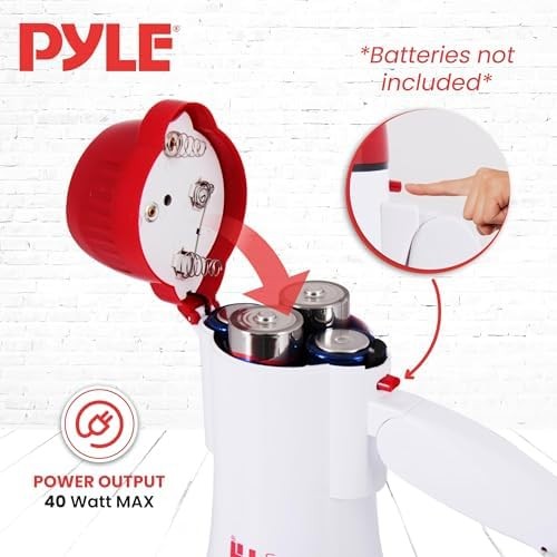 Professional megaphone 40 watt with handheld mic
