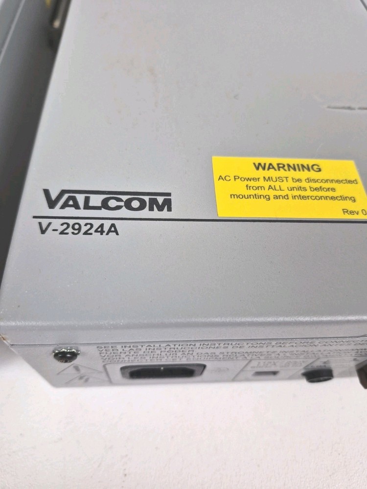 Valcom V-2924A + V-2925A Talkback Intercom System Lot w/ Boxes Powers On