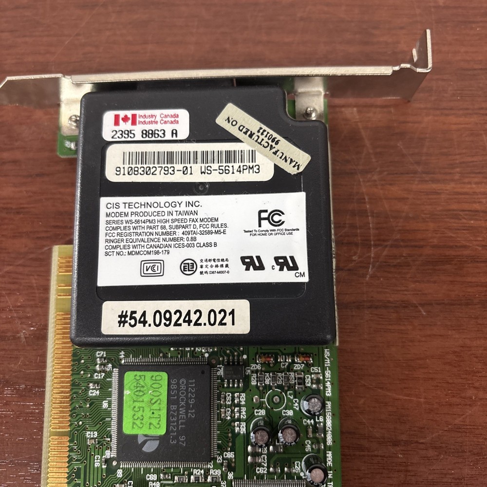CIS Technology Modem PCI Card