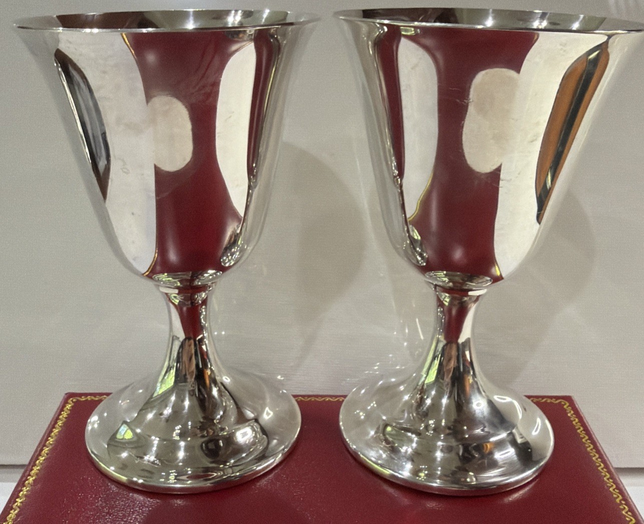International Lord Saybrook Sterling Silver Cocktail Cup No Mono Goblet Lot Set