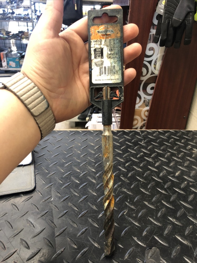 Hawera B80027 5/8" x 8" SDS Plus Hammer Drill Bit