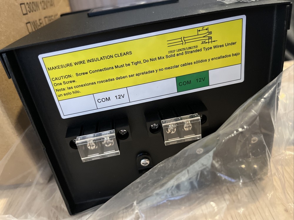 120W Outdoor Low Voltage Transformer w Timer Photocell Sensor & Remote Control