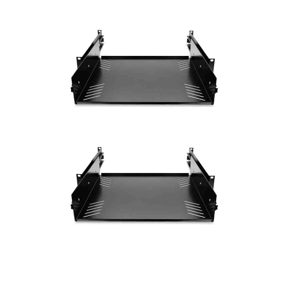 OSP 2 Space Pull Out Sliding ATA Rack Case Shelf - 2 pack