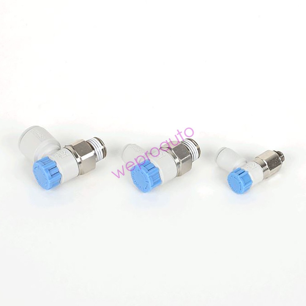 10pcs SMC AS1211F-M5-06A Speed Controller W/ Fitting New ✦KD