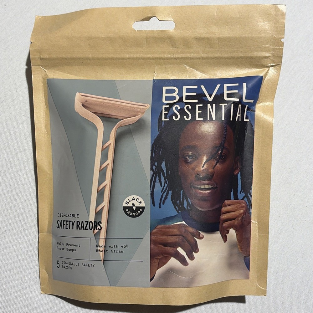 Bevel Essentials Disposable Safety Razor 5 Razors