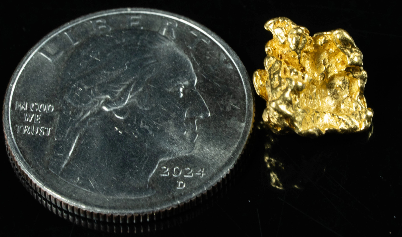#1132 Natural Gold Nugget Australian 5.02 Grams Genuine