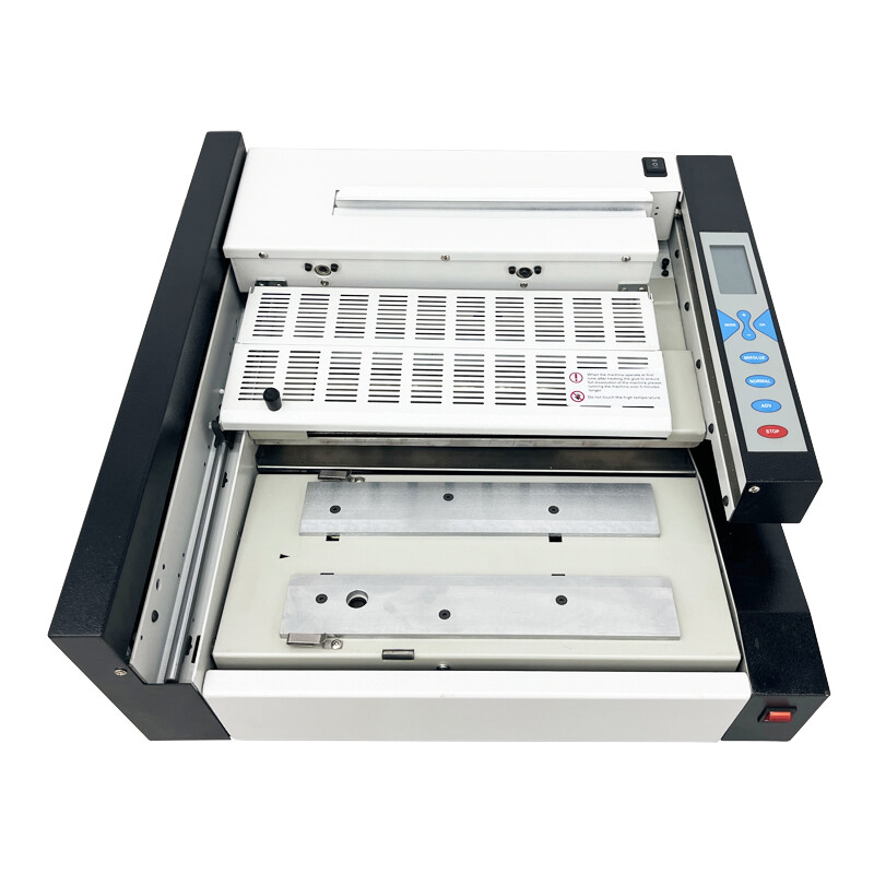 Automatic Paper Binding Machine 13.4" Book Sheet Glue Coating & Binding Machine