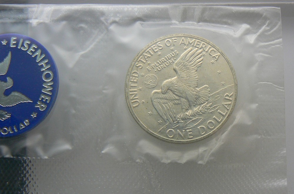 1971-S Eisenhower Uncirculated 40% Silver Dollar Coin