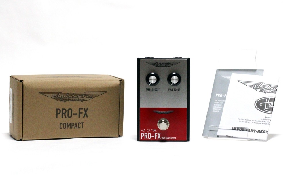 Ashdown Engineering AGM PRO-FX COMPACT TWO BAND BOOST Made in China Effect Pedal
