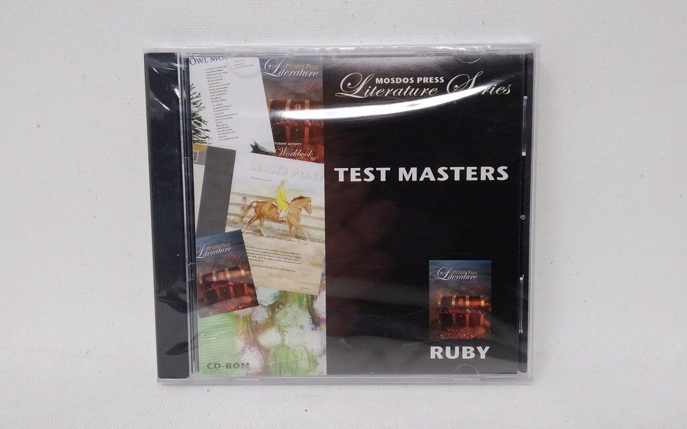 Mosdos Press Literature Series Ruby Test Masters CD-ROM Educational Software