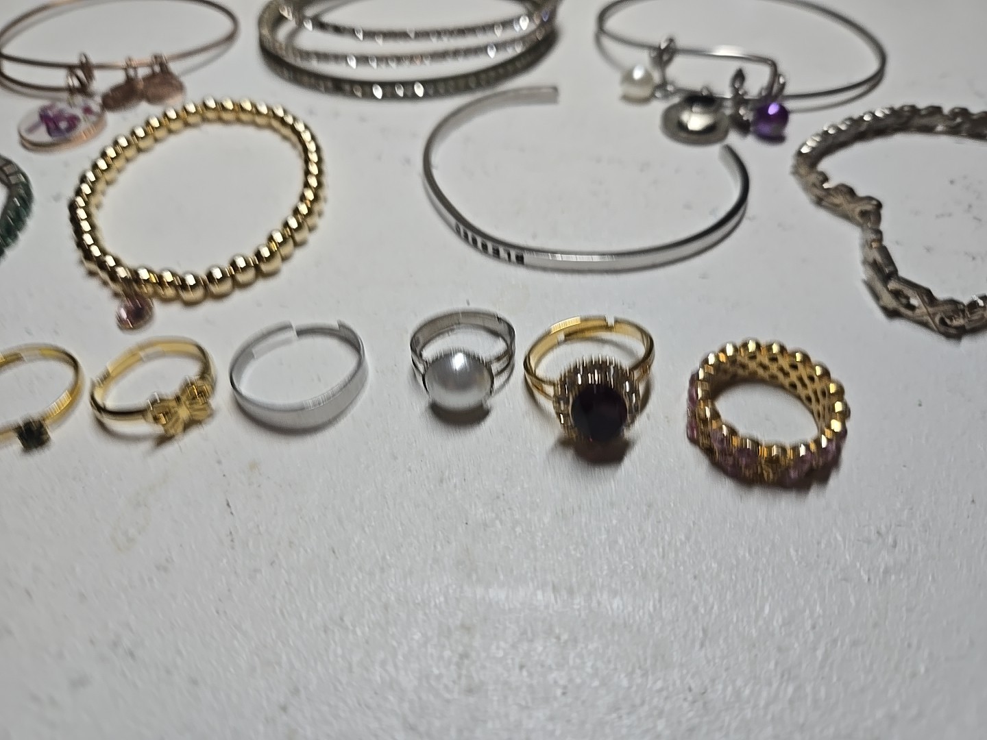 Jewelry Lot Bracelets And Rings