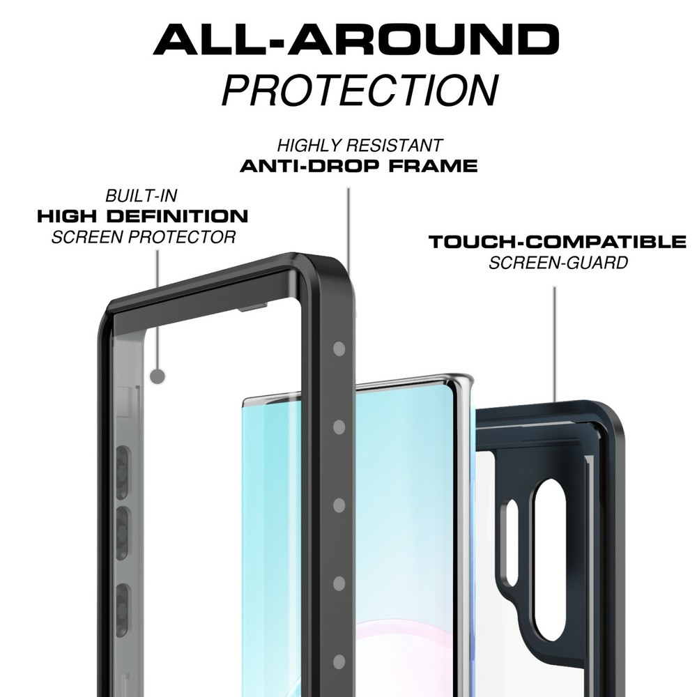 Samsung Galaxy Note 10 / 10+ Plus Case Waterproof Case Cover w/ Screen Protector