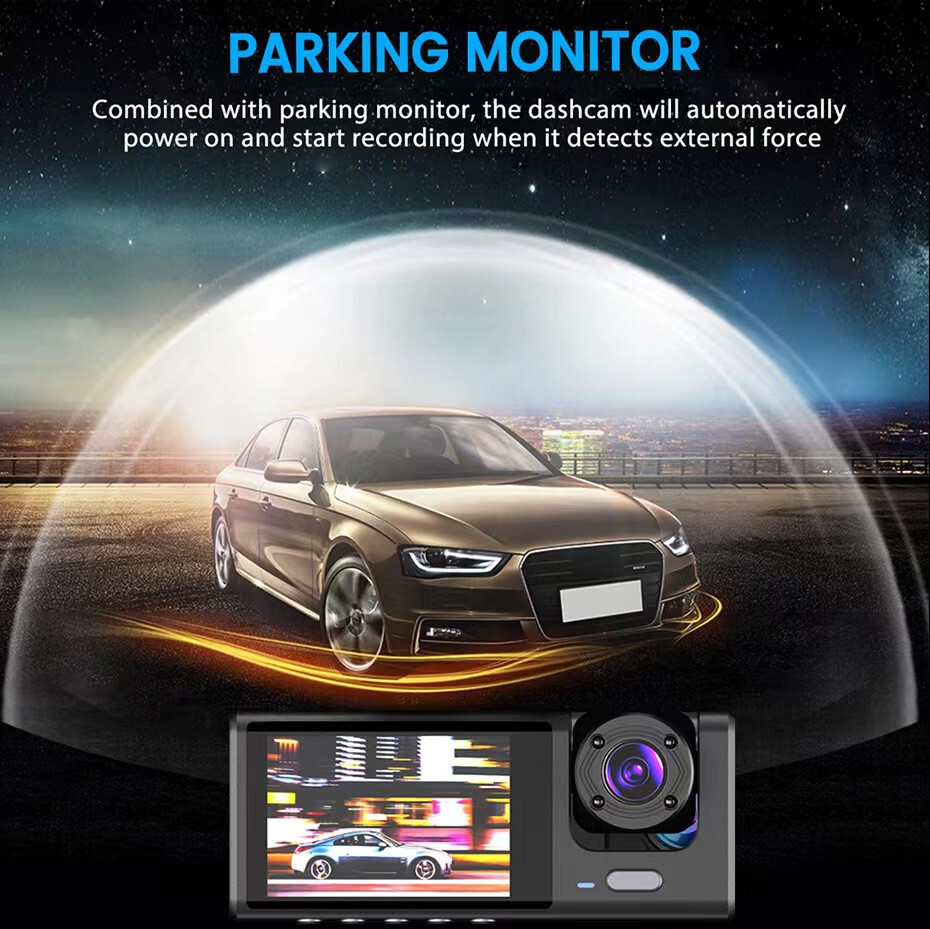Car Dash Cam Video Recorder Camera Night Vision Loop Recording 170° Wide Angle