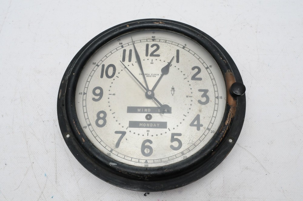 Chelsea Type B Model 12 Deck Clock 8.5"