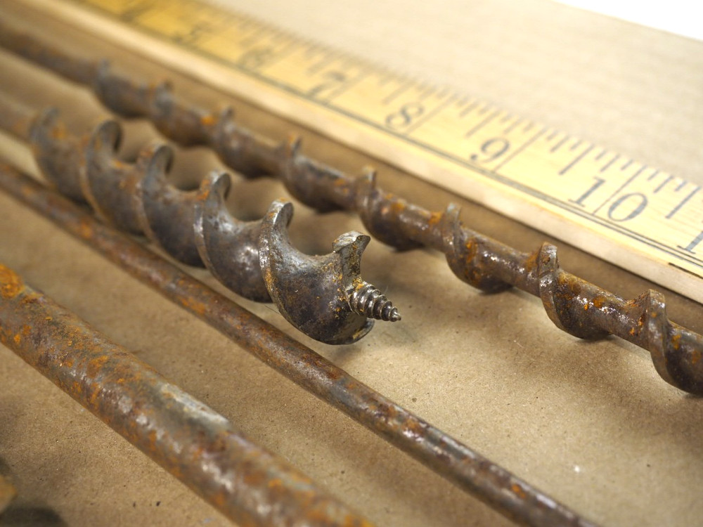 Auger bit hand brace drill bits