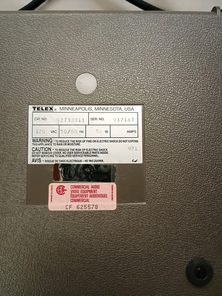 Telex Copyette 1 & 3 Audio Cassette Copier Duplicator