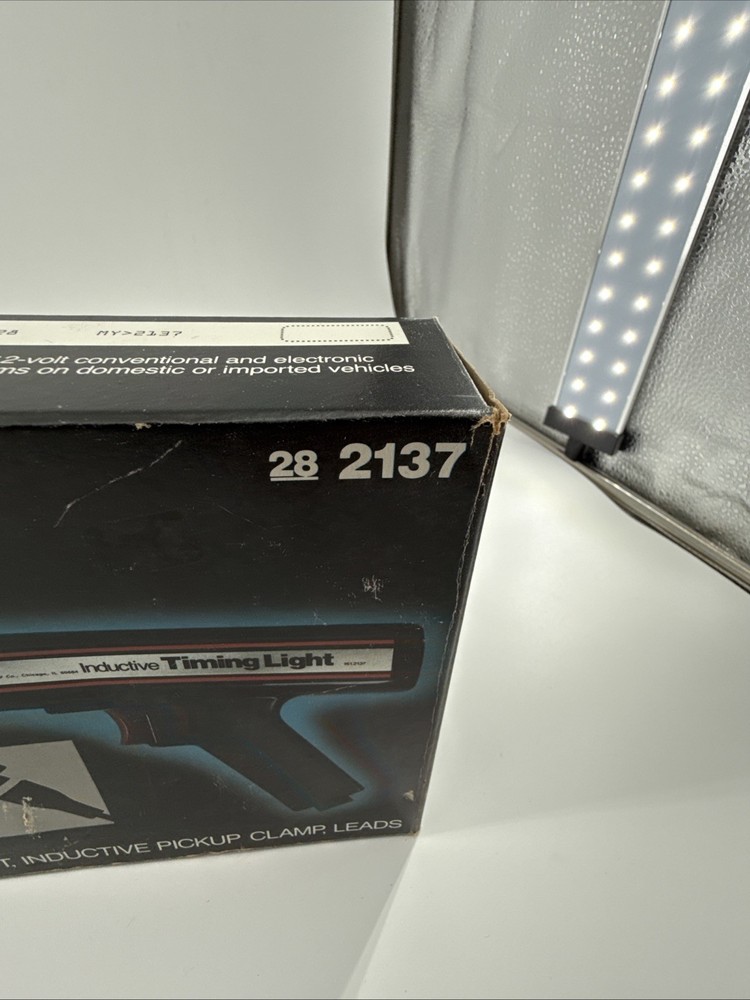 Vintage Sears Clamp On Inductive Timing Light Timing Analyzer 28 2137 *UNTESTED*
