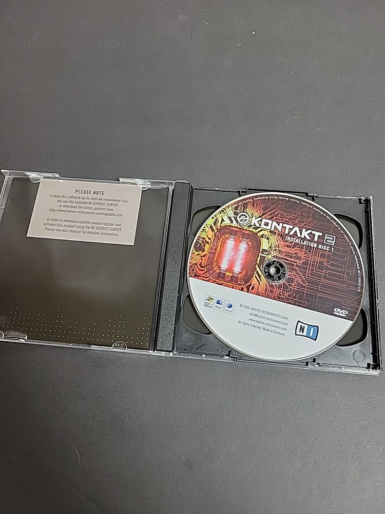 Native Instruments Kontakt 2 Installation Discs