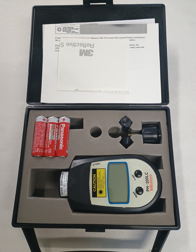 Mitutoyo 982-552 Digital Hand Tachometer PH-200LC Missing piece