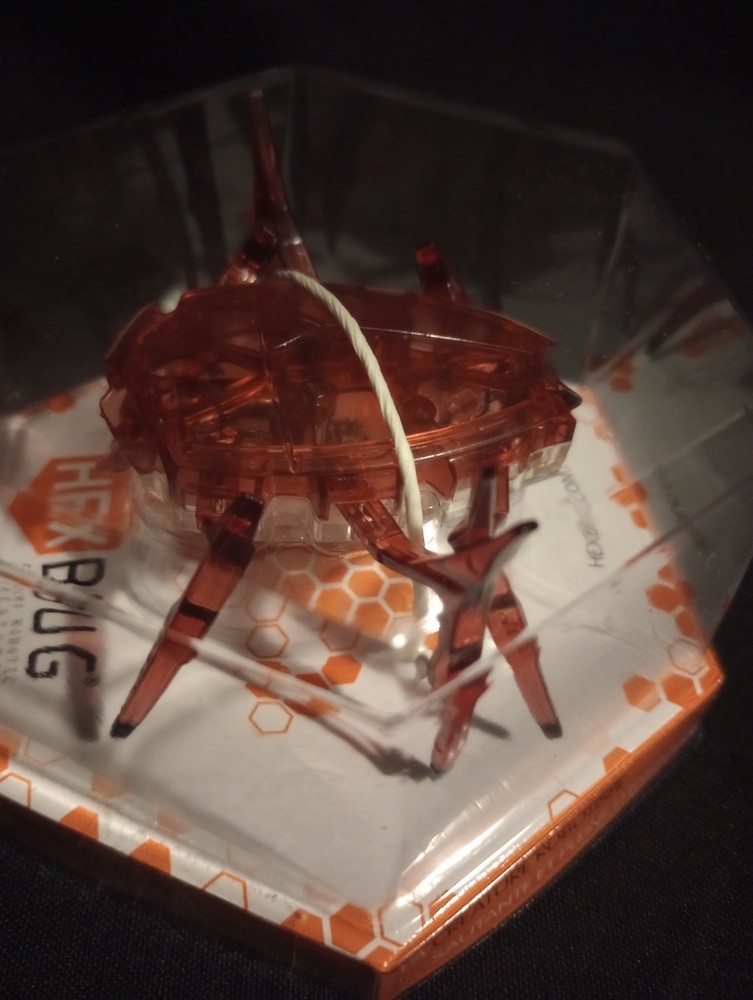Hexbug Micro Flipping Robotic Creature Scarab Red Hex Bug Miniature STEM NIB