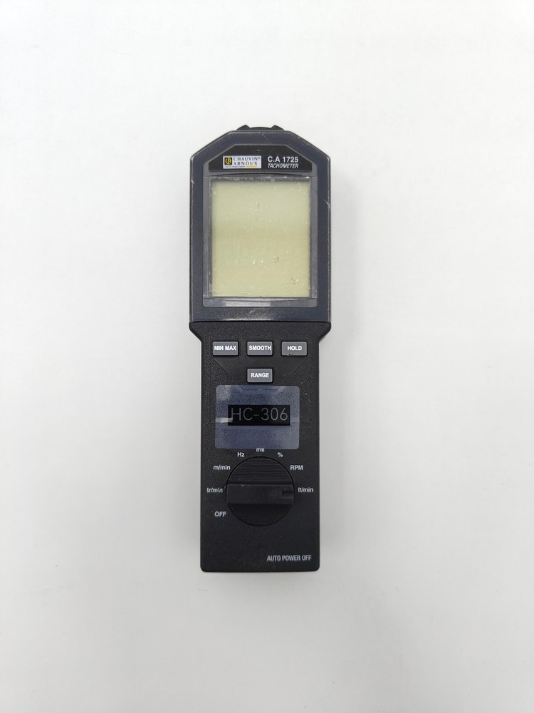 AEMC INSTRUMENTS Tachometer Model C.A 1725, HC#306