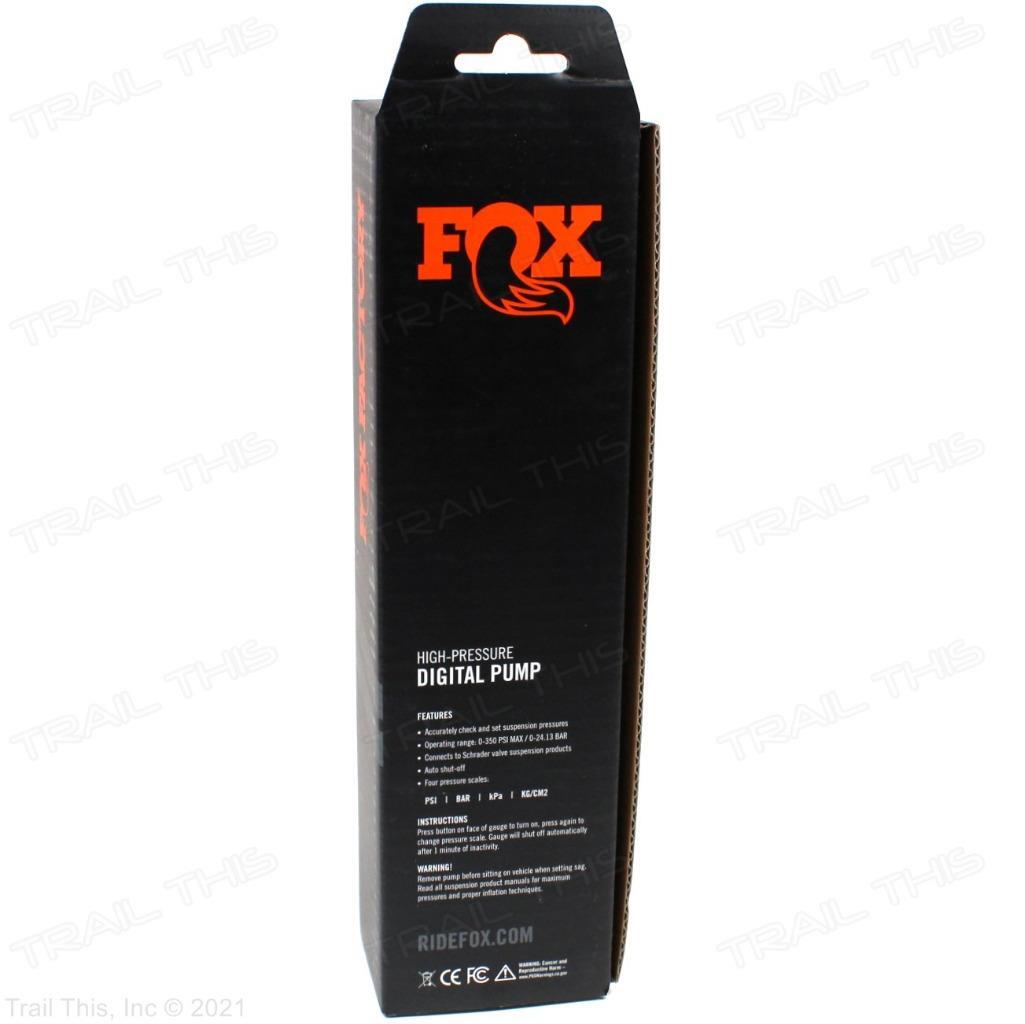 Fox Digital High Pressure MTB Bike Suspension Fork & Rear Shock Pump 350psi