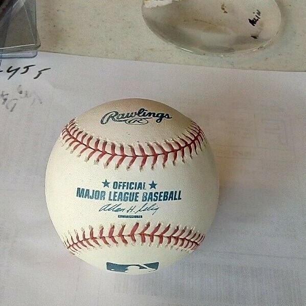 Autograph auto BASEBALL NL RAWLINGS W/COA MARK TEIXIRIA TEXEIRA